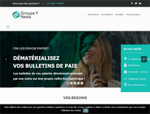 Tablet Screenshot of groupey.fr